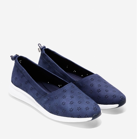 cole haan studiogrand perforated slip on sneaker
